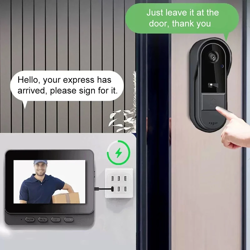 Outdoor Wireless Intercom Door - Smart Home Outdoor Camera 评论和价格