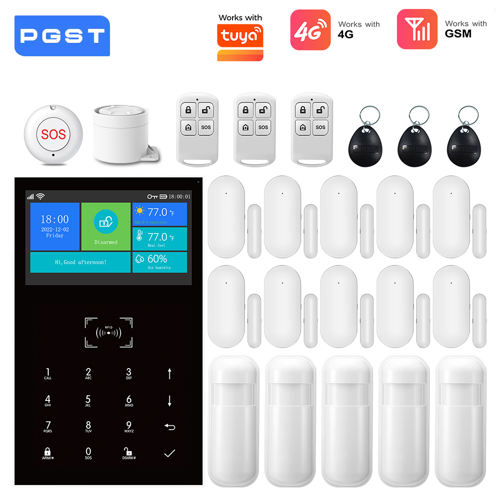 4G GSM WiFi Alarm System Work  - Smart Home Package 评论和价格
