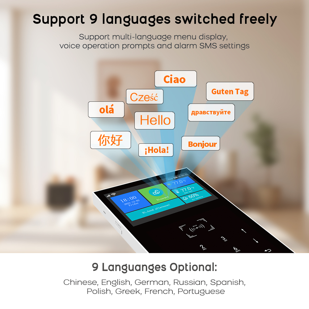 4G GSM WiFi Alarm System Work  - Smart Home Package 评论和价格