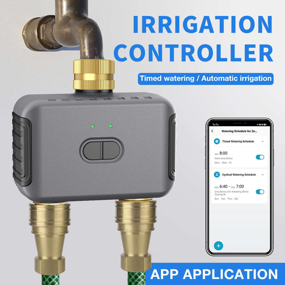 Tuya 2 Zone Watering Timer Gar - Smart Home Device 评论和价格