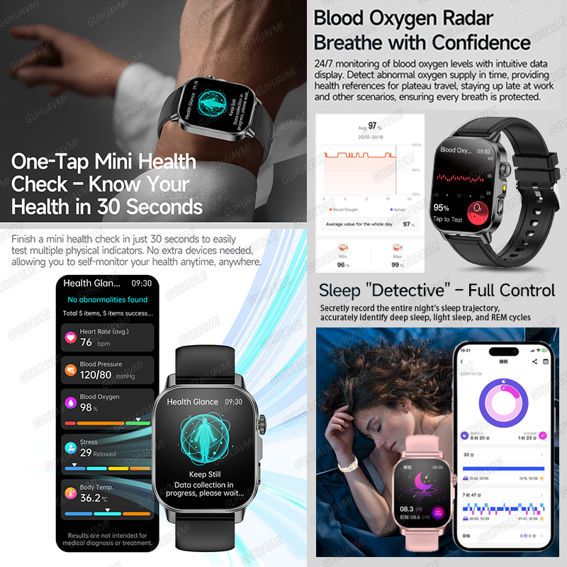 New Nursing Grade Smart Watch  - Smart Home Energy Management 评论和价格